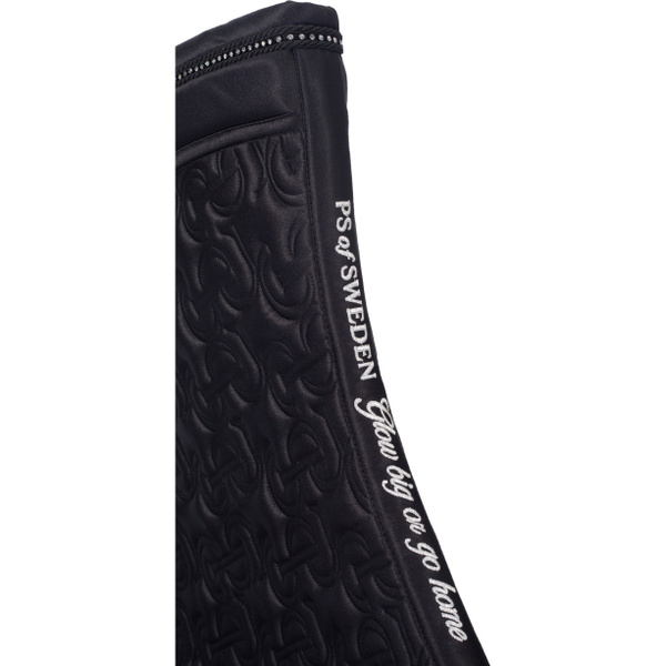 2025 PS of Sweden Crystal Satin Dressage Saddle Pad 1110-117-990 - Black
